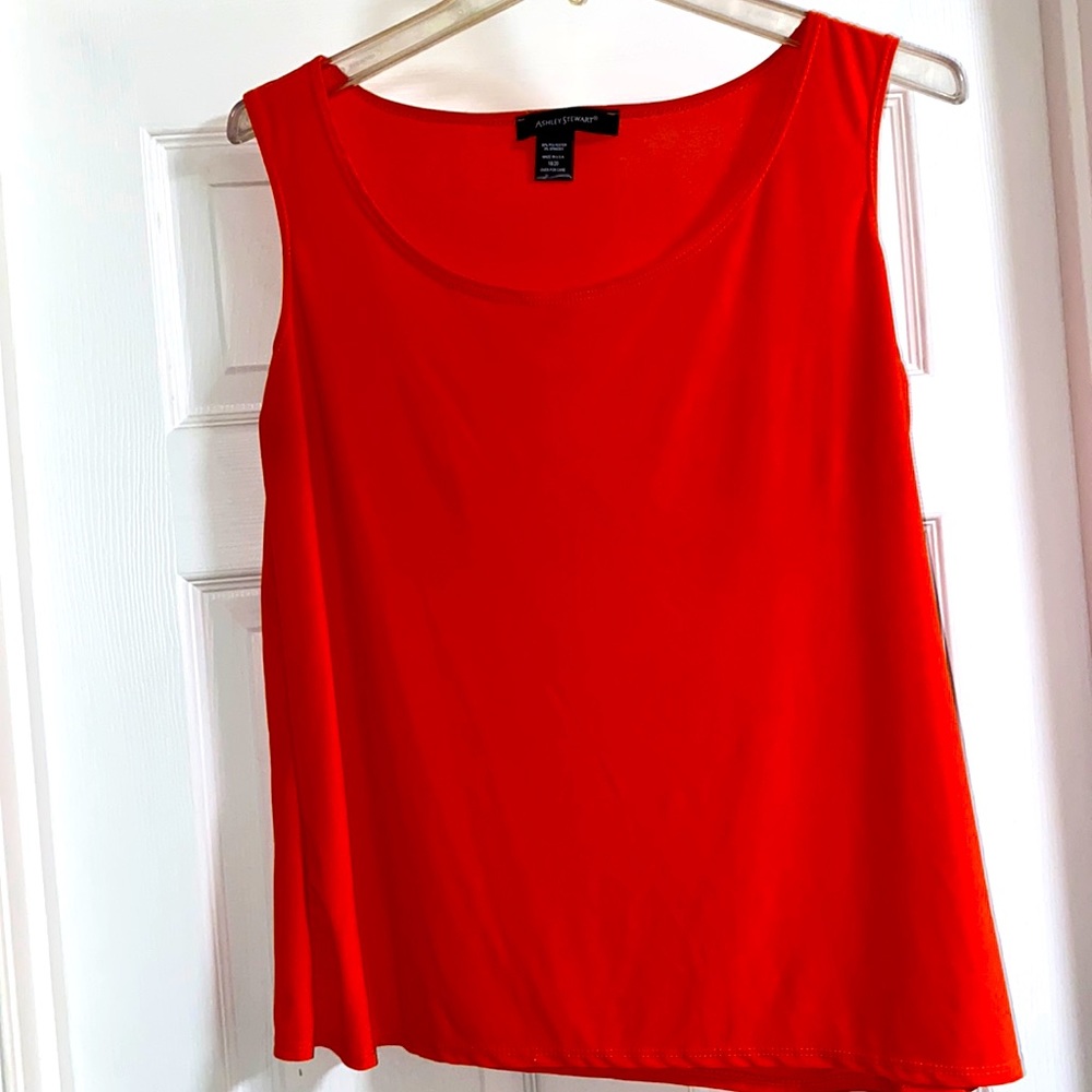 Bright Orange Tank Top Plus Size 🍊